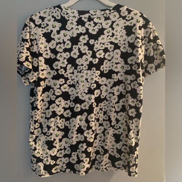 Sanctuary Multicolored Floral Crew Neck Short Sleeve T-Shirt - Picture 3 of 6